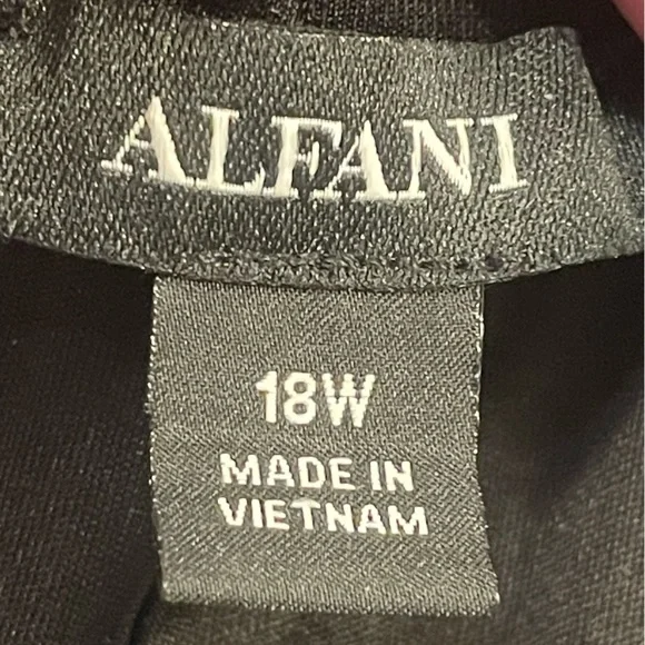 Alfani Black Pencil Skirt below Knee-Length Work Style 28” Long - Picture 2 of 4